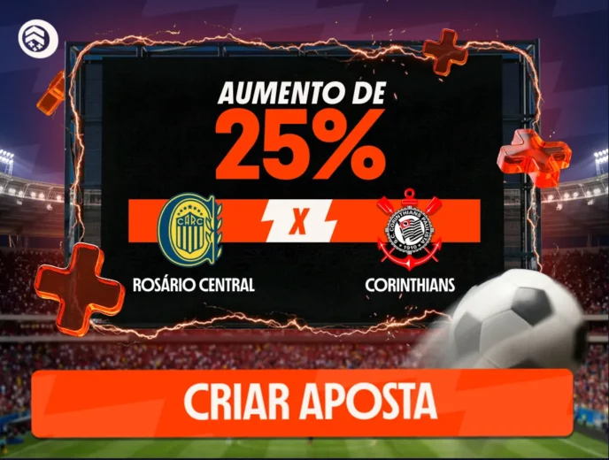 Aumento de 25% Rosario Central vs Corinthians